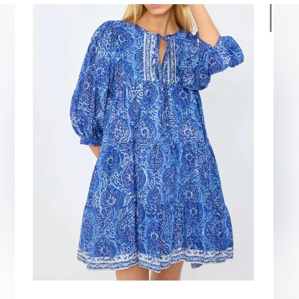 Marea by Liz Joy Casita Dress - blue